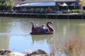 Duck-boat at Rio Washington Center Ã¢â¬â With People riding in it Royalty Free Stock Photo